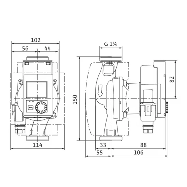 Wilo Stratos PICO-Z 25/0 keringető szivattyú 4255434